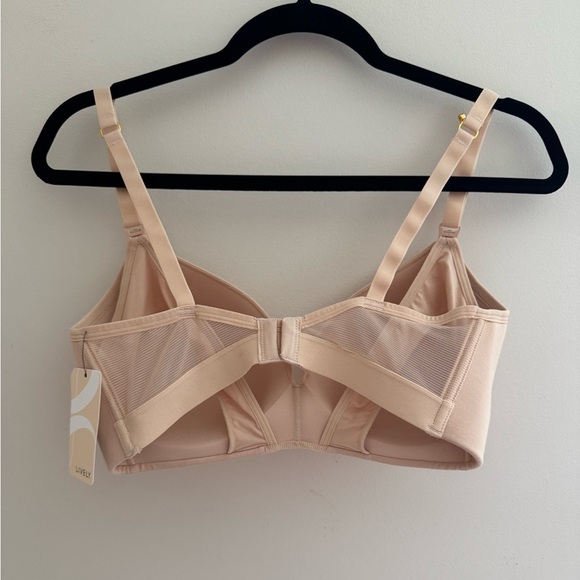 Lively Women's No Wire Nursing Bra NWT Size 34DD Toasted Almond - Picture 3 of 8